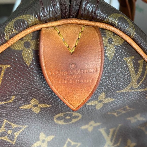 (SOLD) Louis Vuitton Speedy 30 Monogram Vintage - Picture 6 of 16